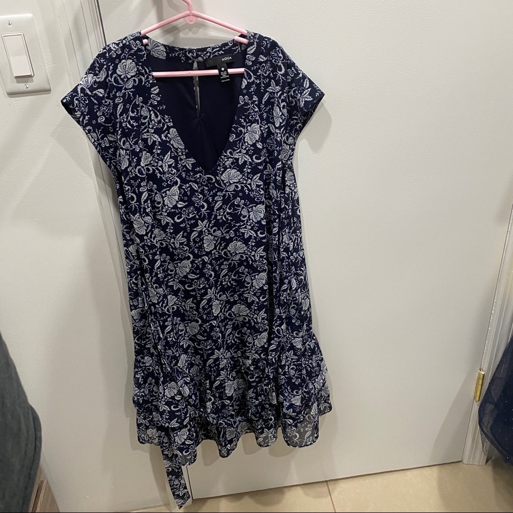 AQUA Floral dress